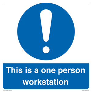 This is a one person workstation